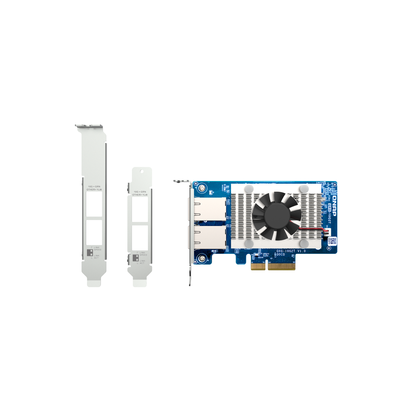 Dual-port, 5-speed 10 GbE (RJ45) network expansion card